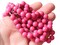 96 8mm Pink Round Vintage Plastic Beads 30 Inch Full Strand Ball Beads